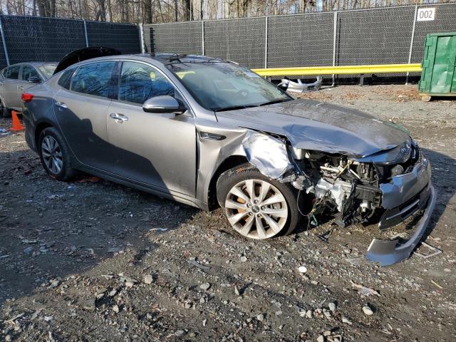 5XXGU4L34JG189140 - 2018 KIA OPTIMA EX SILVER photo 4