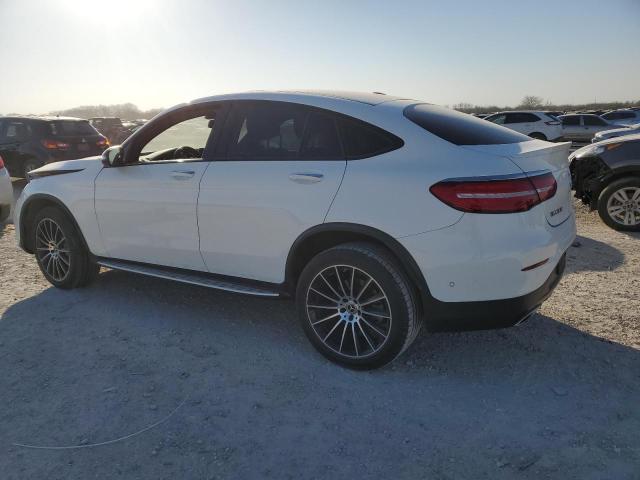 WDC0J4KB0KF497774 - 2019 MERCEDES-BENZ GLC COUPE 300 4MATIC WHITE photo 2