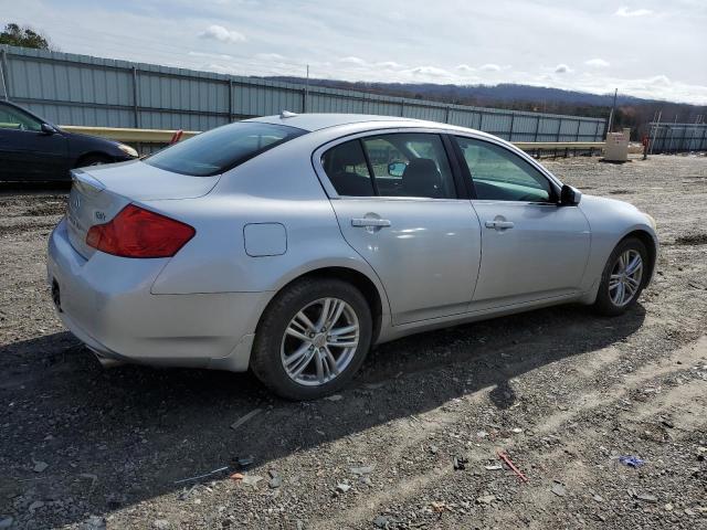 JN1CV6AR3AM451967 - 2010 INFINITI G37 SILVER photo 3