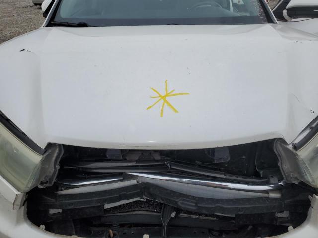 5TDKKRFH3FS072482 - 2015 TOYOTA HIGHLANDER XLE WHITE photo 12