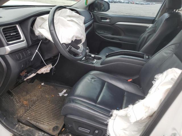 5TDKKRFH3FS072482 - 2015 TOYOTA HIGHLANDER XLE WHITE photo 7