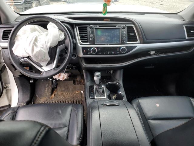 5TDKKRFH3FS072482 - 2015 TOYOTA HIGHLANDER XLE WHITE photo 8