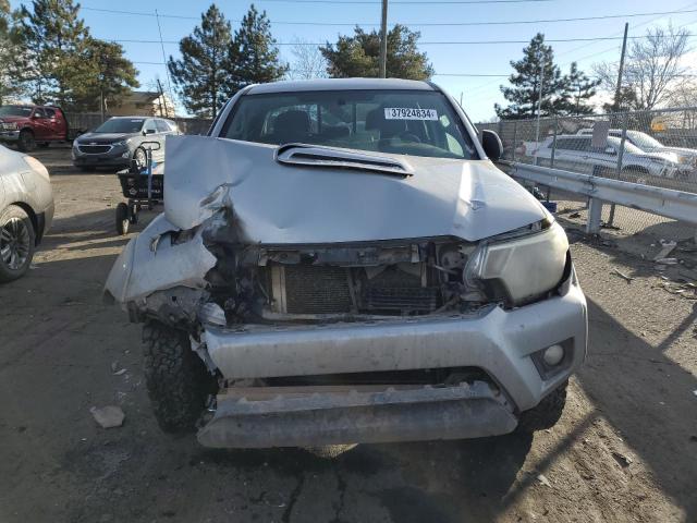 3TMMU4FN1EM065721 - 2014 TOYOTA TACOMA DOUBLE CAB LONG BED SILVER photo 5