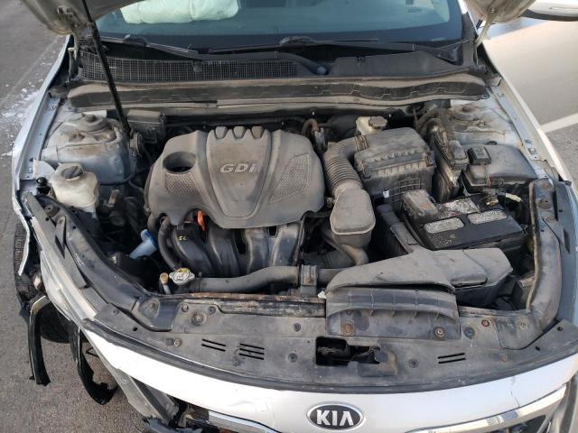 KNAGN4A76B5140978 - 2011 KIA OPTIMA EX SILVER photo 11