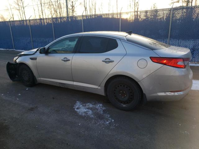 KNAGN4A76B5140978 - 2011 KIA OPTIMA EX SILVER photo 2