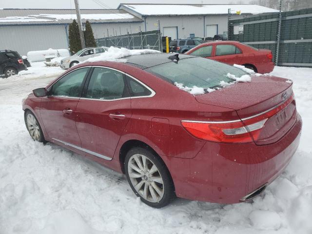 KMHFH4JG2DA261874 - 2013 HYUNDAI AZERA GLS RED photo 2