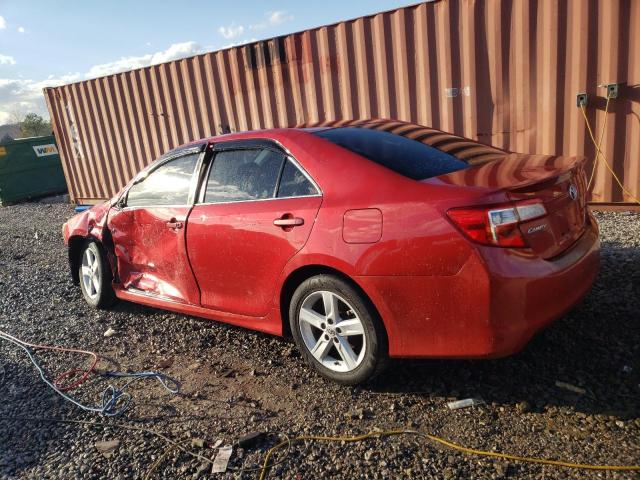 4T1BF1FK8CU615801 - 2012 TOYOTA CAMRY XLE BASE RED photo 2