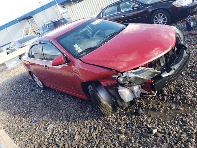 4T1BF1FK8CU615801 - 2012 TOYOTA CAMRY XLE BASE RED photo 4
