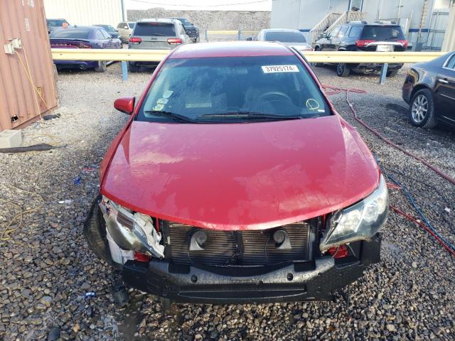 4T1BF1FK8CU615801 - 2012 TOYOTA CAMRY XLE BASE RED photo 5