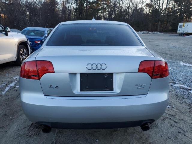 WAUDF78E77A070721 - 2007 AUDI A4 2.0T QUATTRO SILVER photo 6