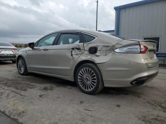 3FA6P0K91FR253912 - 2015 FORD FUSION TITANIUM BEIGE photo 2