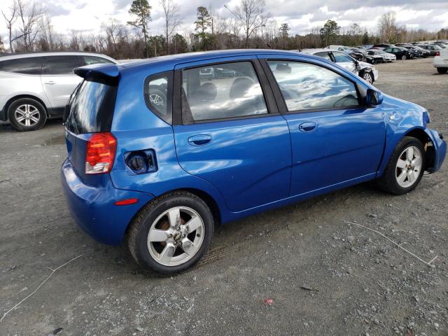 KL1TD666X8B015046 - 2008 CHEVROLET AVEO BASE ლურჯი ფოტო 3