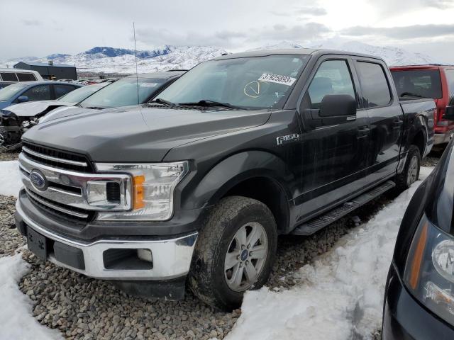 1FTEW1EP2JKE49637 - 2018 FORD F150 SUPER GRAY photo 1