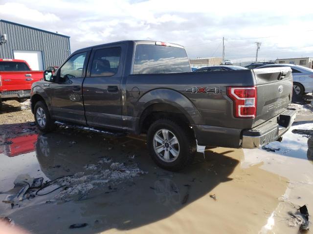 1FTEW1EP2JKE49637 - 2018 FORD F150 SUPER GRAY photo 2