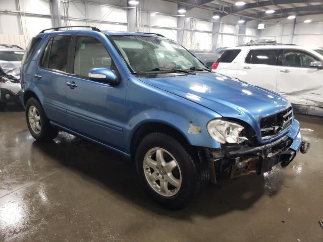 4JGAB75E22A316892 - 2002 MERCEDES-BENZ ML 500 BLUE photo 4