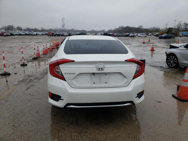 19XFC2F6XKE030481 - 2019 HONDA CIVIC LX WHITE photo 6