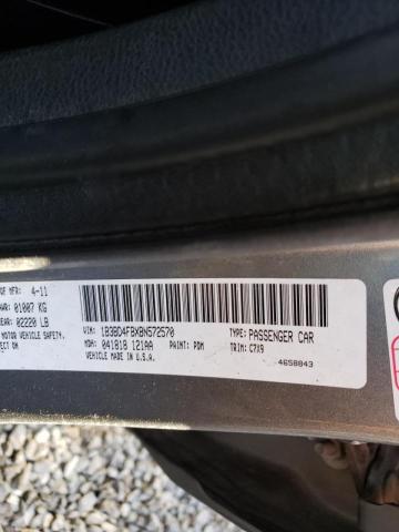 1B3BD4FBXBN572570 - 2011 DODGE AVENGER EXPRESS 灰色 照片 12