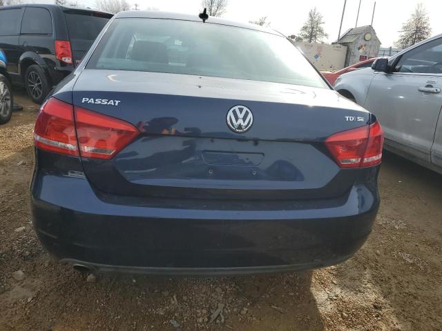 1VWBN7A32EC085955 - 2014 VOLKSWAGEN PASSAT SE BLUE photo 6