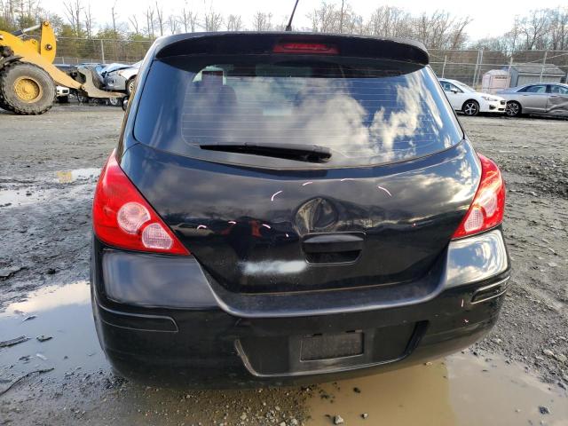 3N1BC1CP9CK247368 - 2012 NISSAN VERSA S BLACK photo 6