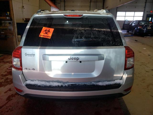 1C4NJDBB3CD608861 - 2012 JEEP COMPASS SP SILVER photo 6