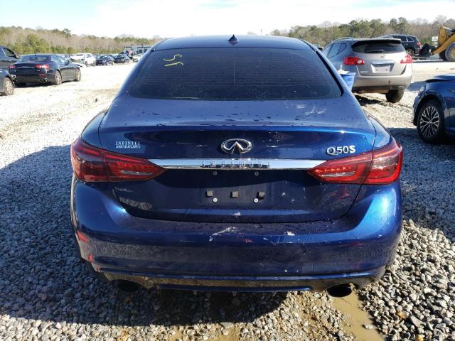 JN1EV7AP0JM360507 - 2018 INFINITI Q50 LUXE BLUE photo 6