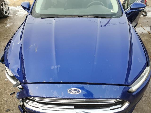 3FA6P0HRXDR111322 - 2013 FORD FUSION SE BLUE photo 11