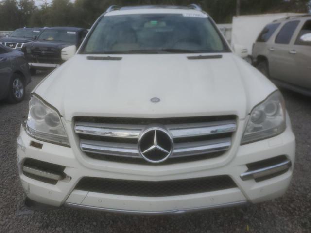 4JGBF7BE8BA661809 - 2011 MERCEDES-BENZ GL 450 4MATIC WHITE photo 5