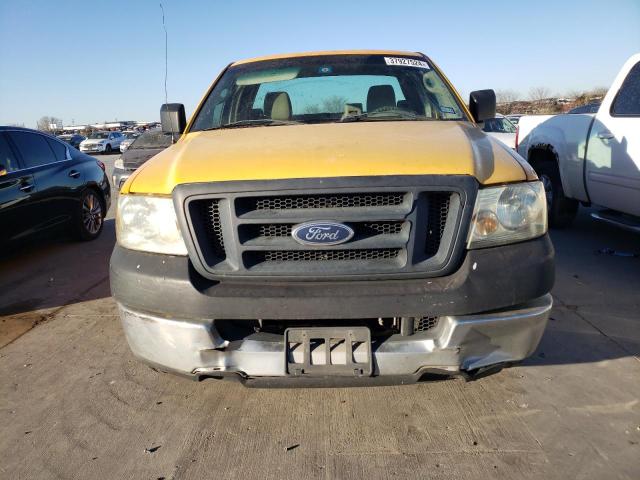 1FTVF12545NB24690 - 2005 FORD F150 YELLOW photo 5