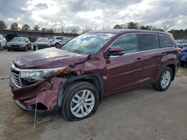 2015 TOYOTA HIGHLANDER LE, 