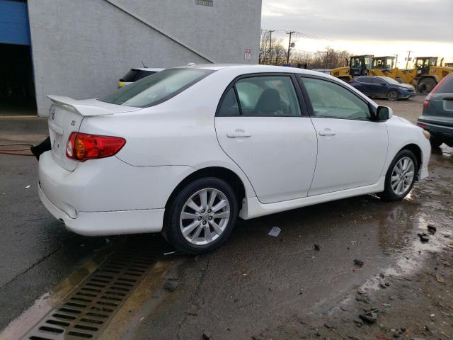 1NXBU4EE5AZ365871 - 2010 TOYOTA COROLLA BASE WHITE photo 3