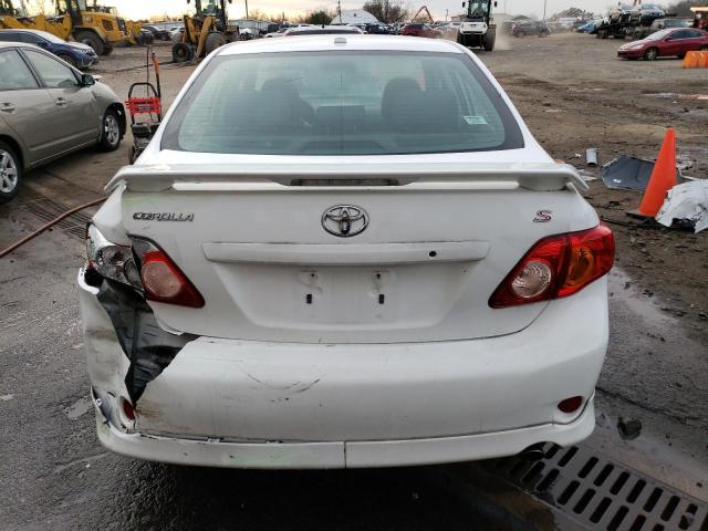 1NXBU4EE5AZ365871 - 2010 TOYOTA COROLLA BASE WHITE photo 6