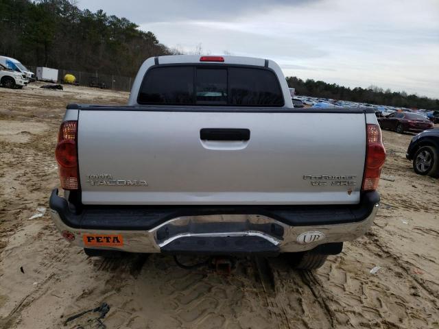 3TMJU62N88M067152 - 2008 TOYOTA TACOMA DOUBLE CAB PRERUNNER SILVER photo 6
