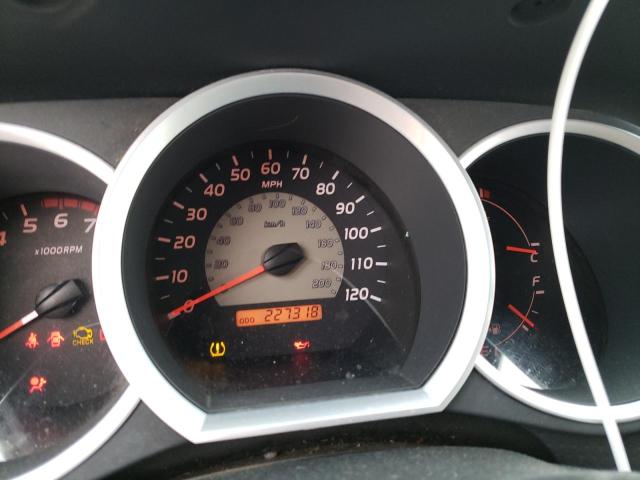 3TMJU62N88M067152 - 2008 TOYOTA TACOMA DOUBLE CAB PRERUNNER SILVER photo 9