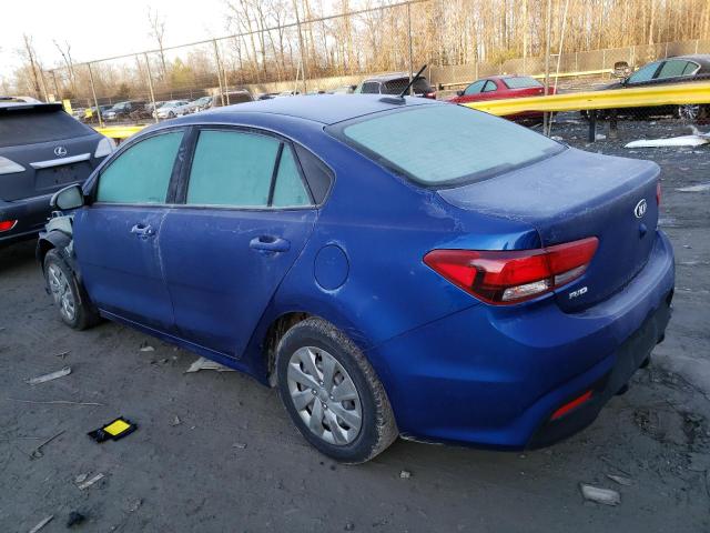 3KPA24AB1KE231053 - 2019 KIA RIO S BLUE photo 2