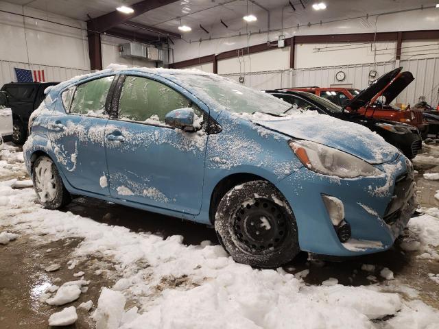 JTDKDTB37F1108334 - 2015 TOYOTA PRIUS C BLUE photo 4