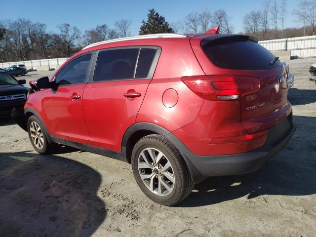 KNDPB3AC3F7763522 - 2015 KIA SPORTAGE LX RED photo 2