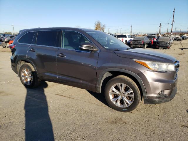 5TDZKRFH3FS103454 - 2015 TOYOTA HIGHLANDER LE GRAY photo 4