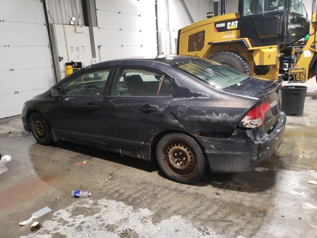 2HGFA16659H030873 - 2009 HONDA CIVIC LX-S أسود صورة 2