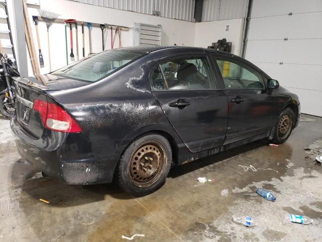 2HGFA16659H030873 - 2009 HONDA CIVIC LX-S أسود صورة 3