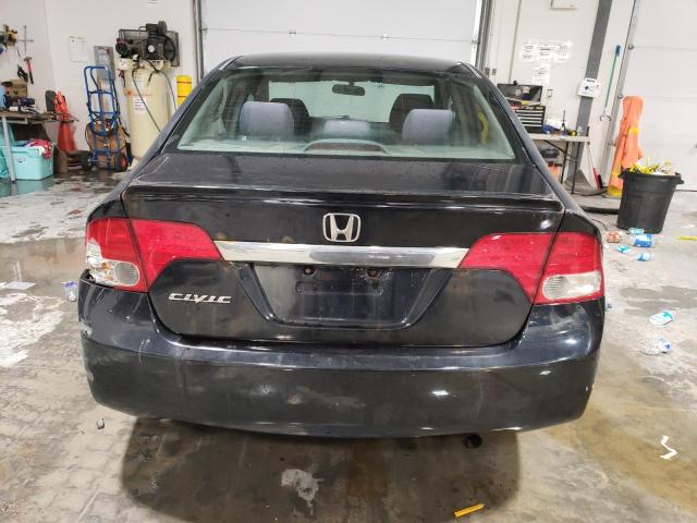 2HGFA16659H030873 - 2009 HONDA CIVIC LX-S أسود صورة 6