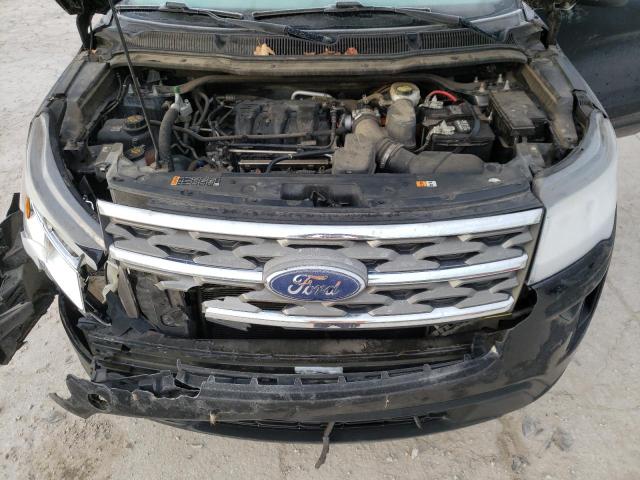 1FM5K8B88JGC53198 - 2018 FORD EXPLORER BLACK photo 12