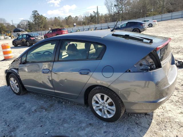 JHMZE2H76ES000987 - 2014 HONDA INSIGHT EX GRAY photo 2