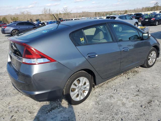 JHMZE2H76ES000987 - 2014 HONDA INSIGHT EX GRAY photo 3