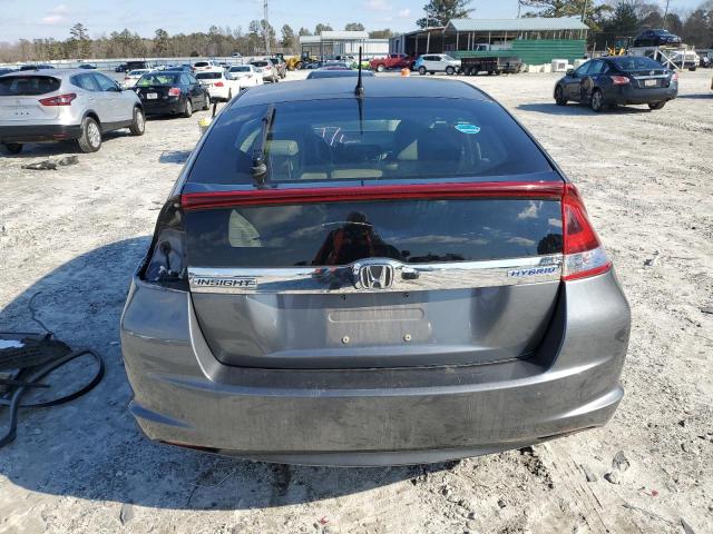 JHMZE2H76ES000987 - 2014 HONDA INSIGHT EX GRAY photo 6