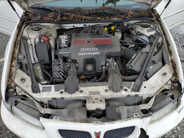 1G2WR52112F211764 - 2002 PONTIAC GRAND PRIX GTP WHITE photo 11