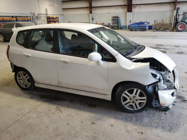 JHMGD38657S049768 - 2007 HONDA FIT S 白色 照片 4