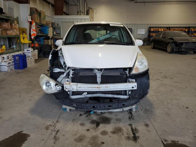 JHMGD38657S049768 - 2007 HONDA FIT S WHITE photo 5