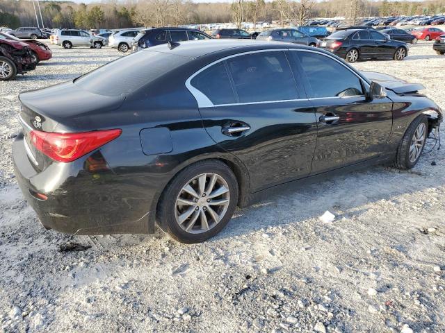 JN1BV7AP2EM675222 - 2014 INFINITI Q50 BASE BLACK photo 3