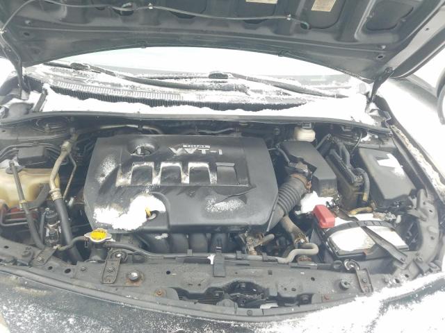 2T1BU4EEXAC489331 - 2010 TOYOTA COROLLA BASE BLACK photo 11