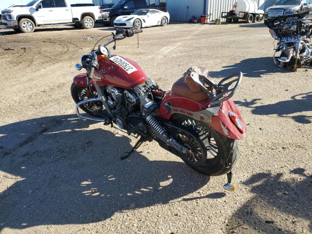 56KMSA000F3101378 - 2015 INDIAN MOTORCYCLE CO. SCOUT ABS RED photo 3